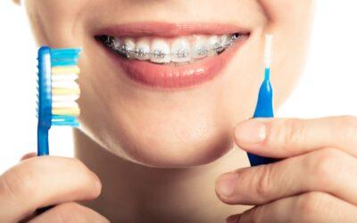 Higiene bucal con brackets